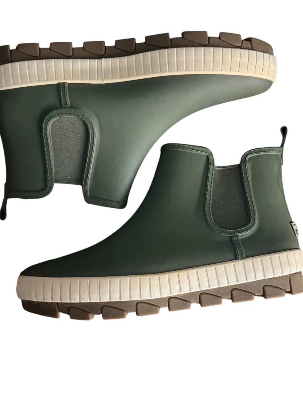 Sperry Torrent Chelsea rain Boots in Olive Size 11